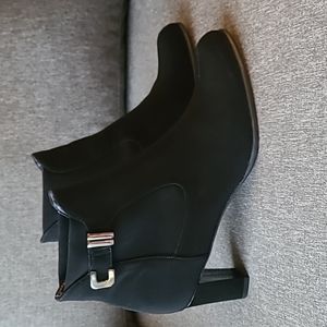 Stuart Weitzman Black Gore-Tex Ankle Bootie
